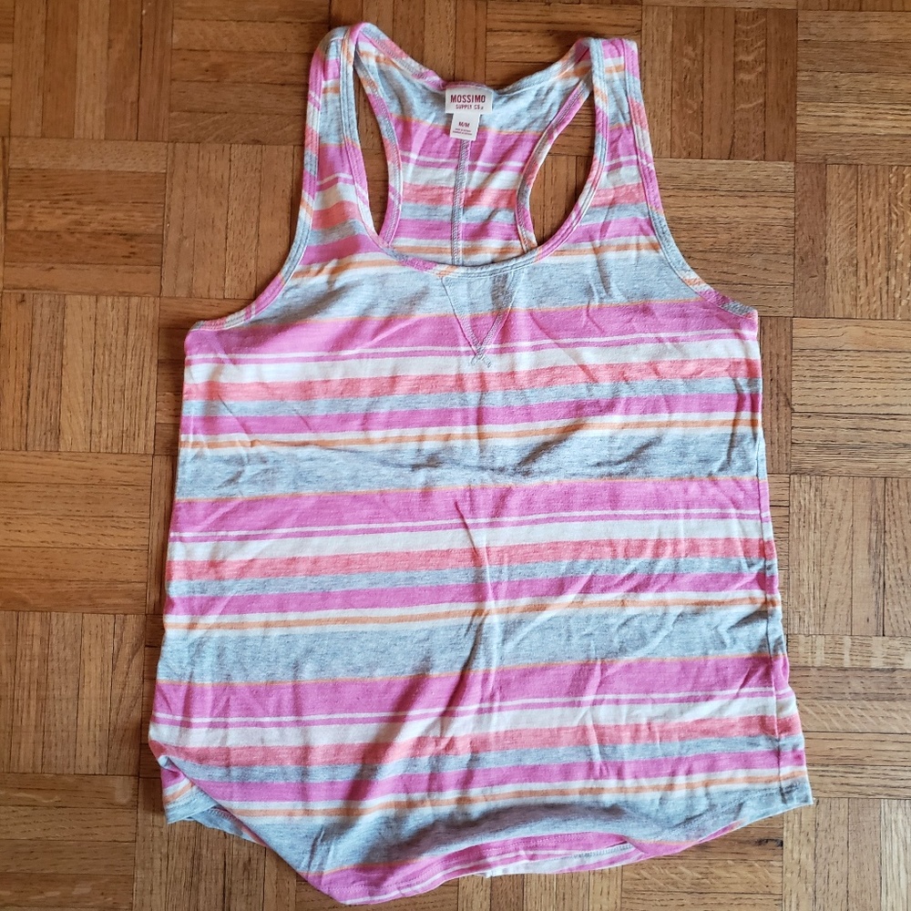 Mossimo Racerback Tank, Striped